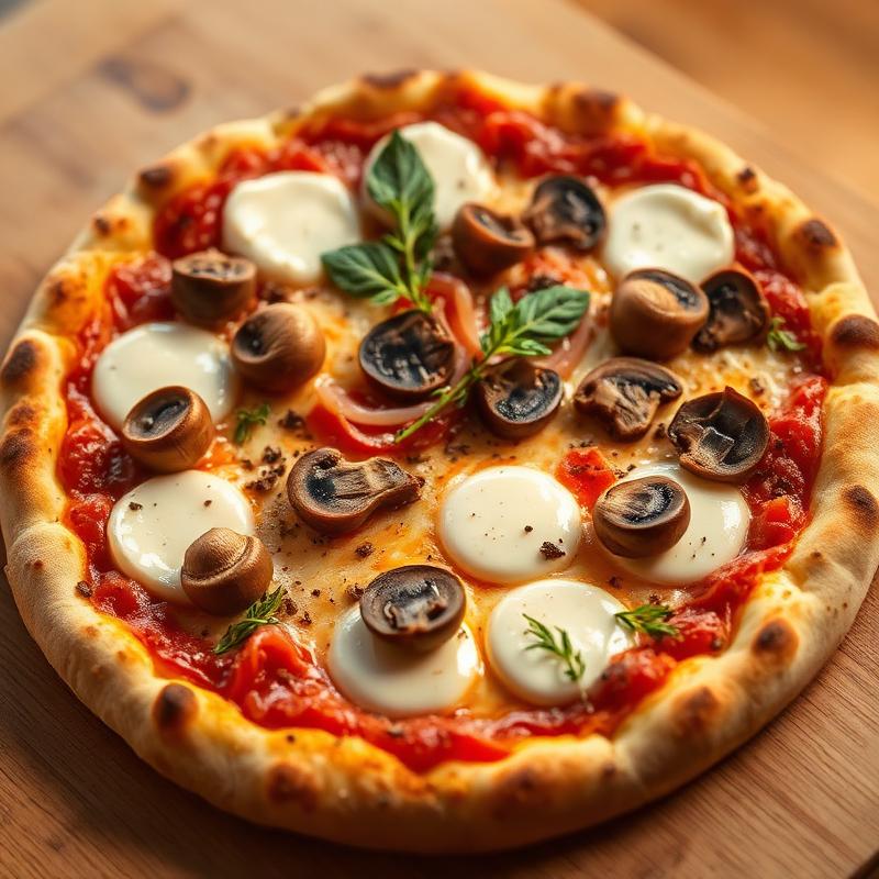 Pizza Prosciutto e Funghi